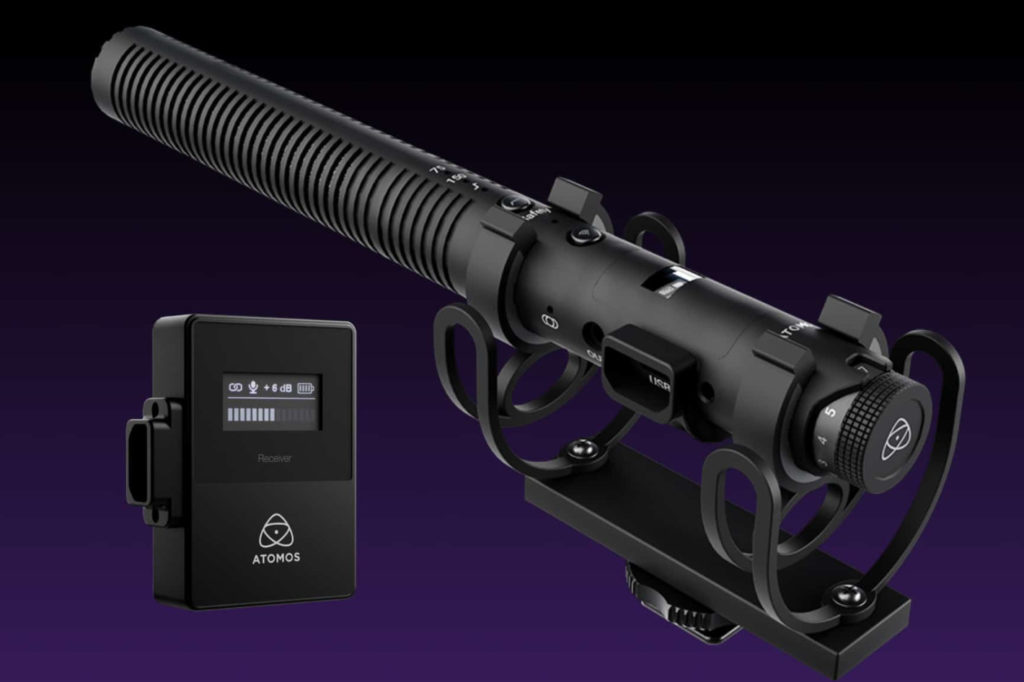 Atomos StudioSonic Shotgun Mic, a wireless and wired microphone