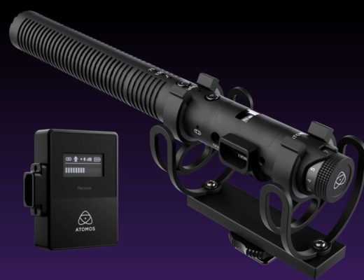 Atomos StudioSonic Shotgun Mic, a wireless and wired microphone