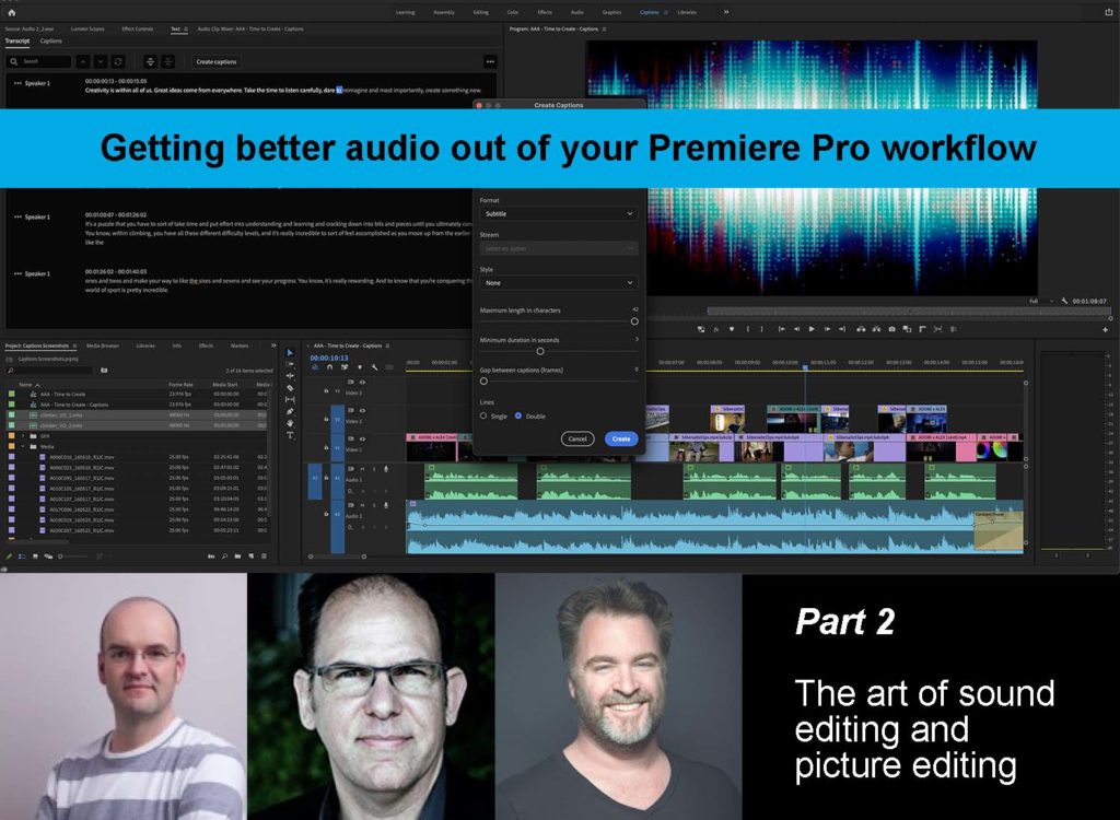 Exploring the tools that enable the art of sound editing and picture editing 1