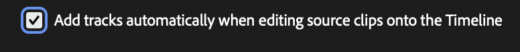 Tool Tip Tuesday for Adobe Premiere: Prevent Auto Adding Tracks when Editing 15