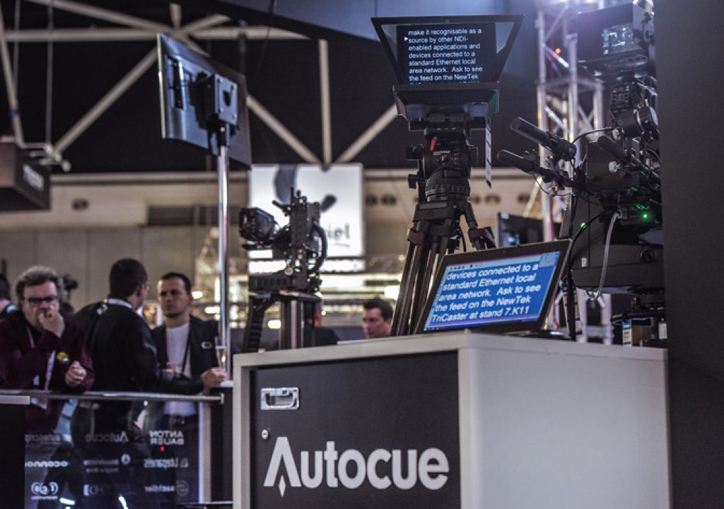 Autocue and NewTek: teleprompting over IP at IBC 2016 1