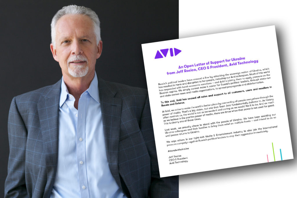 Avid ceased all sales in Russia and Belarus