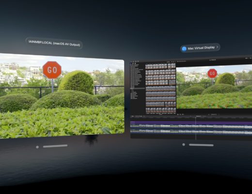Live 3D Stereoscopic editing in Apple Vision Pro 12