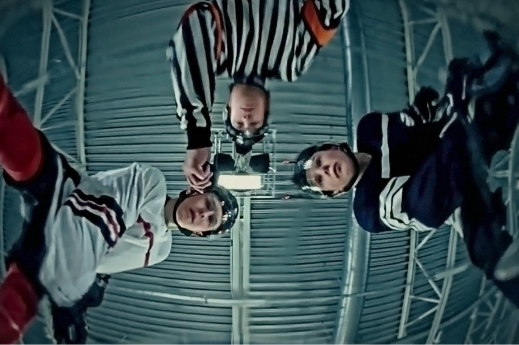 Axis frozen camera captures ice hockey rink from a new angle