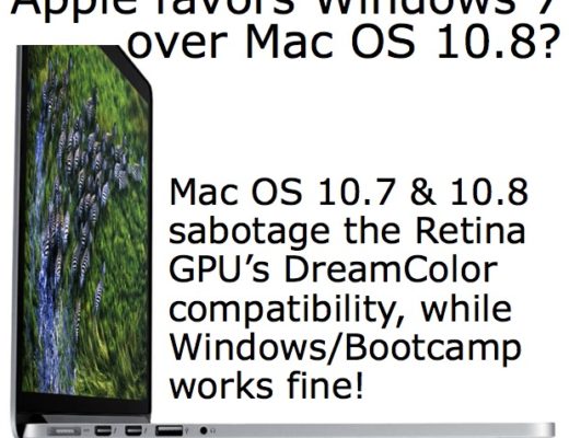 HP DreamColor Mac connectivity & functionality: update 2012.2 3