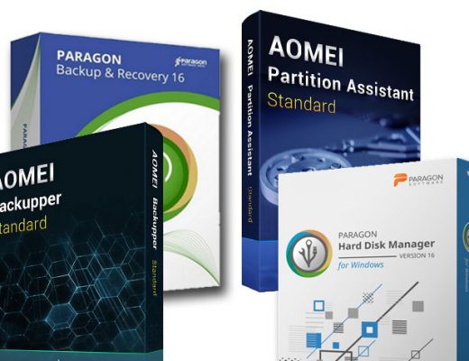 Backup & Recovery: free tools from Paragon and AOMEI