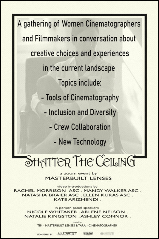 "Shatter the Ceiling" invitation