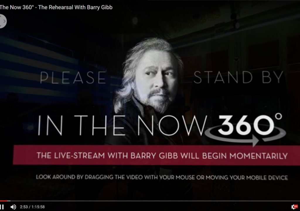 BeeGees legend Barry Gibb in 360