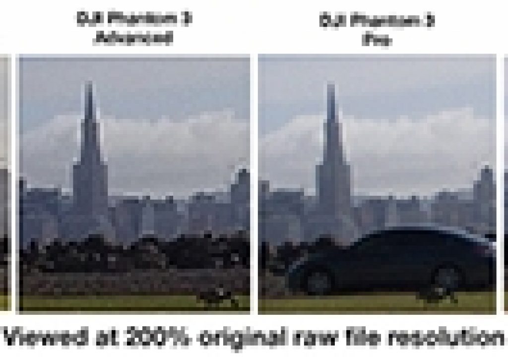 DJI Aerial Camera Comparisons in 4K and 60p 13