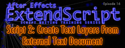 After Effects ExtendScript Training: Ep. 16 Part 1 & 2 5