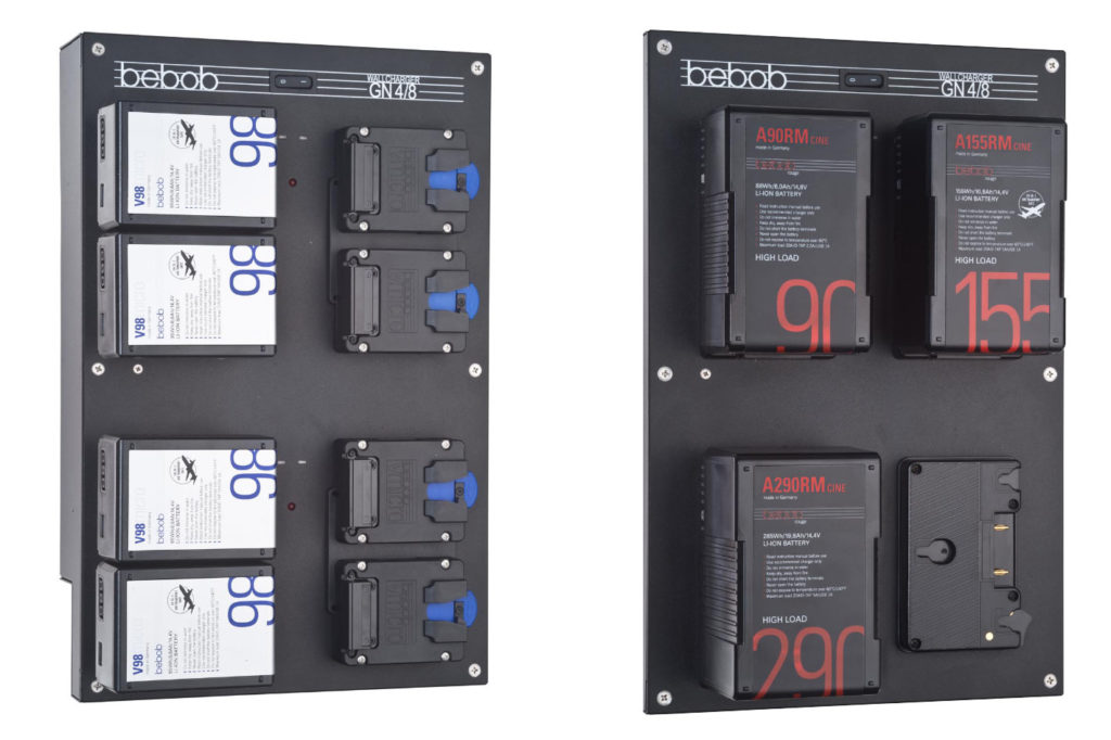 New 4 or 8-channel wall chargers from bebob