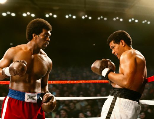 Crowds for “Big George Foreman” created in DaVinci Resolve