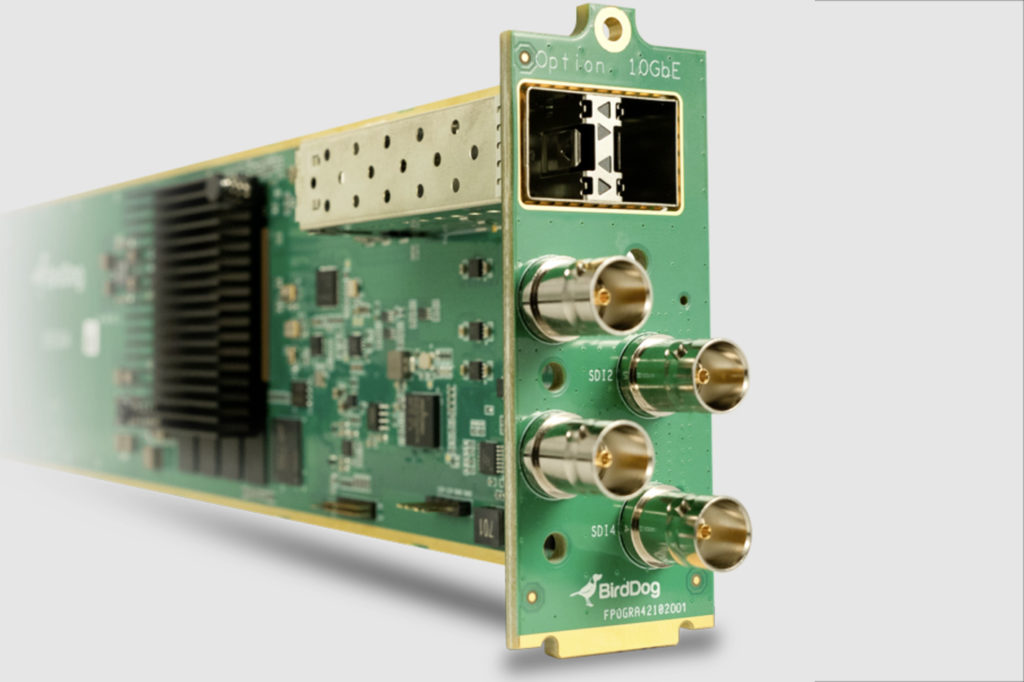 BirdDog announces scalable, rack-mountable NDI card