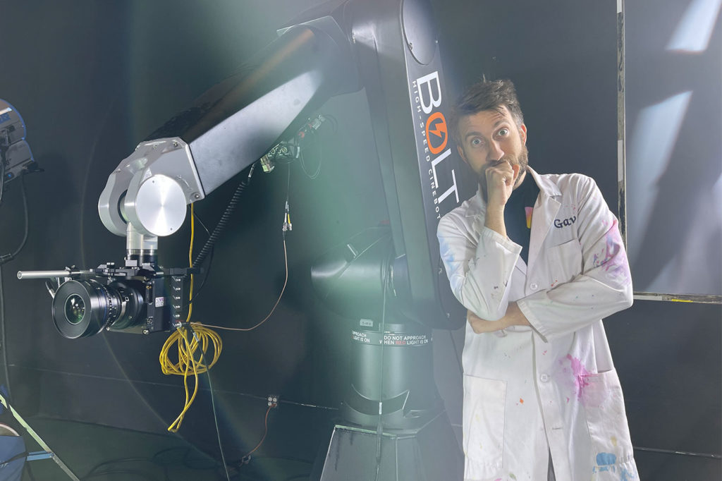 Slow Mo Guys get a Bolt high-speed motion control arm