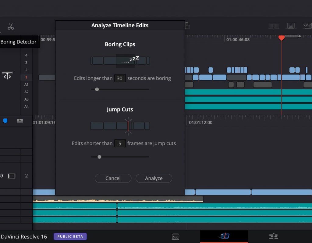 Resolve 16 Boring Detector - What's in a name? 1