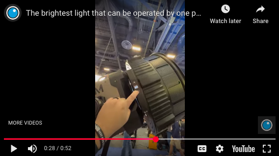 PVC at NAB 2025 - Aputure showcases the brightest light that can be operated by one person 1