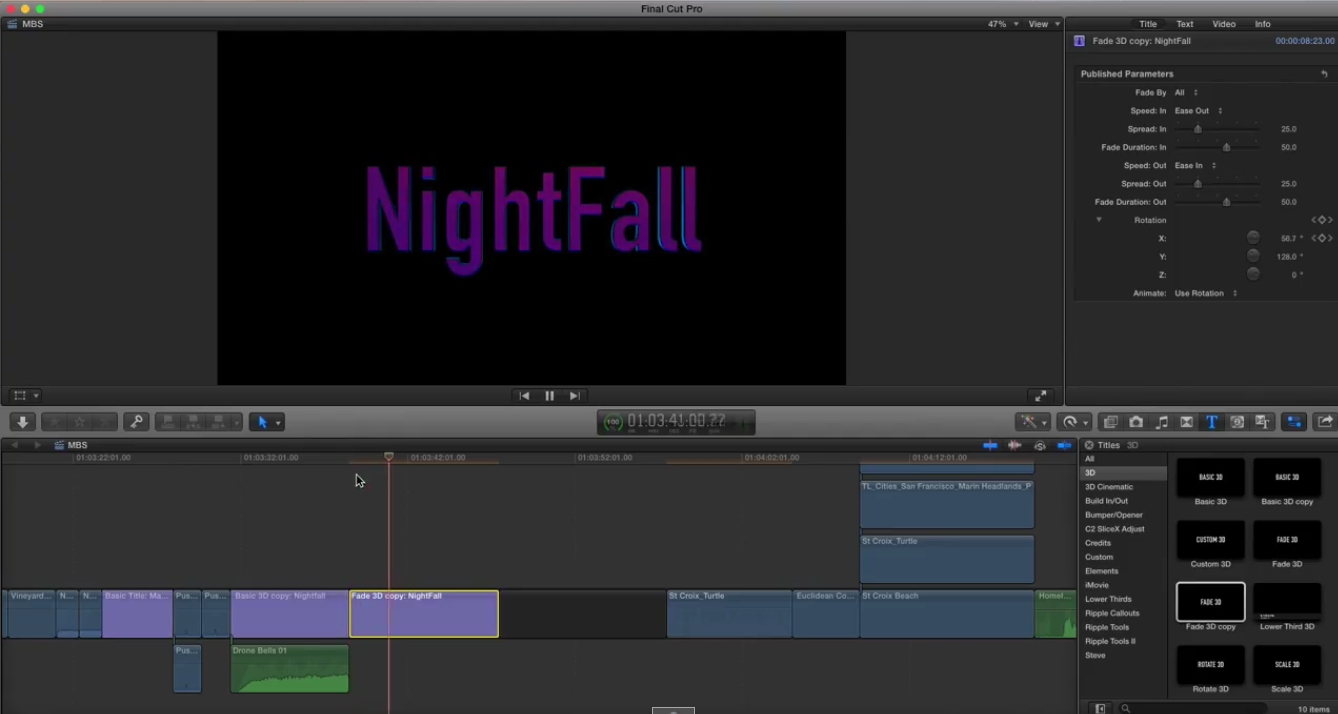 Animating Environments for 3D Titles 6