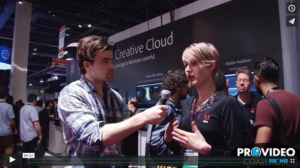 PVC at NAB 2015 - Talking Mobile Video Production with Adobe 4