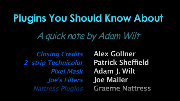 Plugins You Should Know About 3