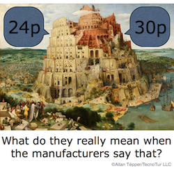 Video framerates and the Tower of Babel: a translation guide 27