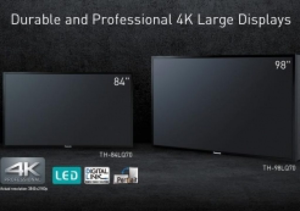 Panasonic Debuts 98” and 84” Professional 4K LED Displays at NAB SHOW 3