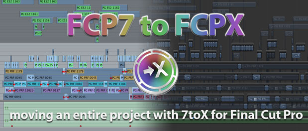 Testing the 7toX Final Cut Pro 7 to Final Cut Pro X conversion 1