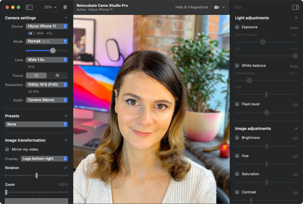 Initial Review: Camo Pro, the software CCU for your phone camera 1