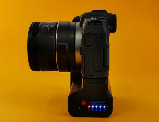 Canon EOS RP battery grip solution for over 6x duration 1