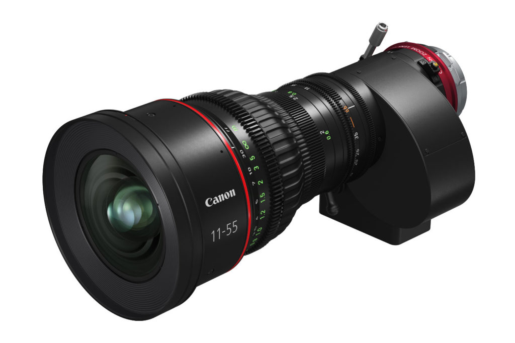 Canon announces CINE-SERVO 11-55mm T2.95-3.95 lens