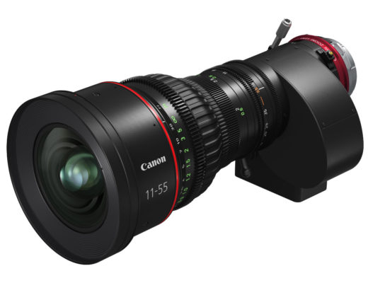 Canon announces CINE-SERVO 11-55mm T2.95-3.95 lens