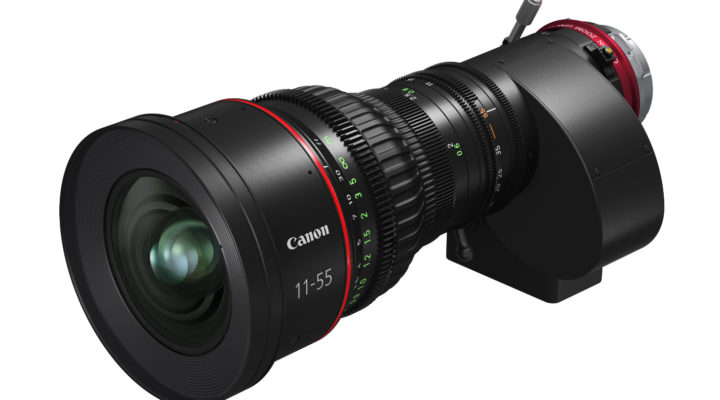 Canon announces CINE-SERVO 11-55mm T2.95-3.95 lens