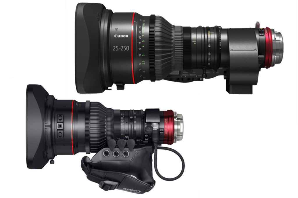 Two Canon CINE-SERVO lenses get full-manual operation