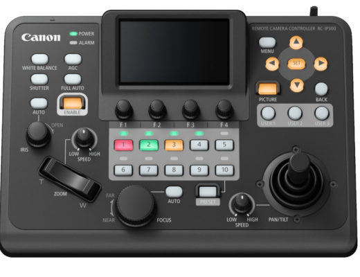 Canon at NAB 2026: new RC-IP300 advanced PTZ controller