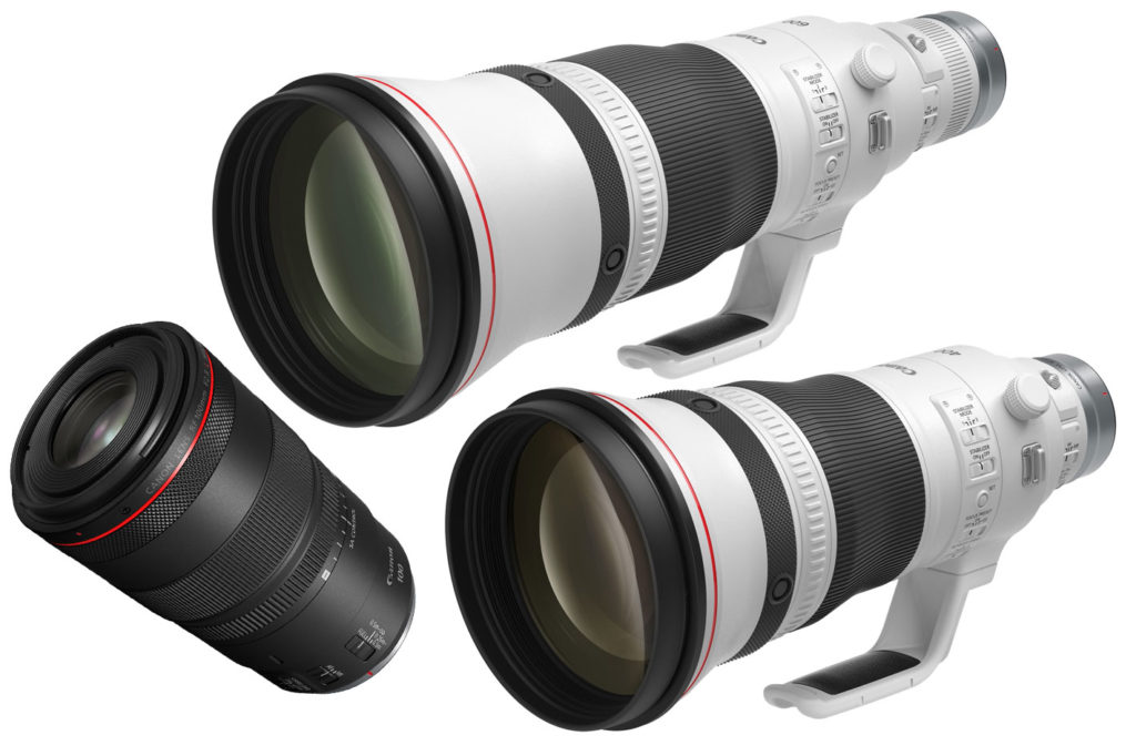 Canon: two fast RF telephotos and a macro which is world’s first