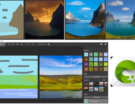 NVIDIA Canvas: using AI to create landscapes