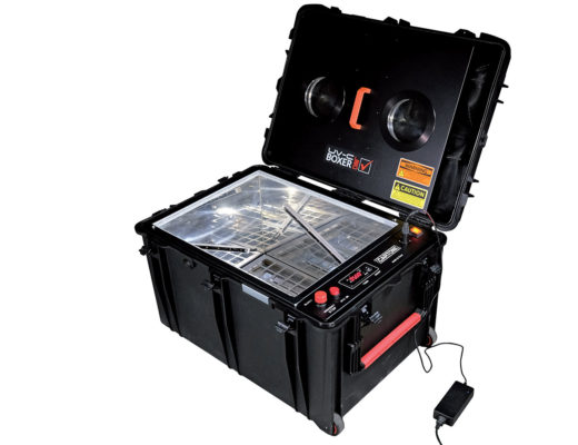 New portable Cartoni UV-C LED Boxer destroys COVID-19 in 5 minutes
