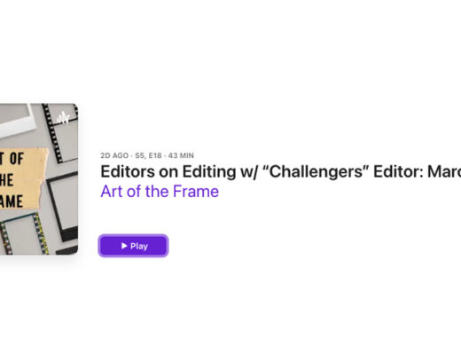 Art of the Frame Podcast: Editors on Editing with “Challengers” Editor Marco Costa 6