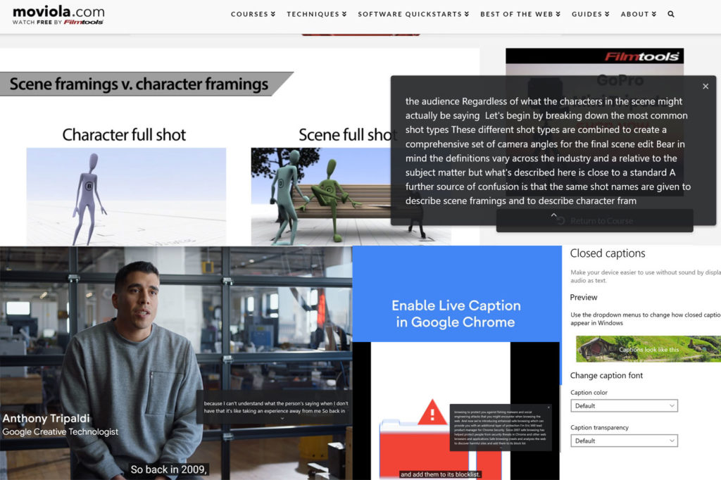 Chrome now has Live Caption for audio and video...even offline