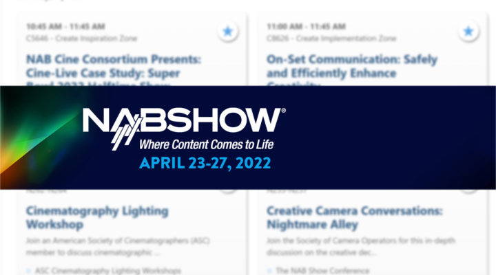 Cine Consortium launches Cine Live Discussions at NAB Show 2022