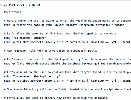 davinci-resolve-postgresql-workflow-tools screenshot