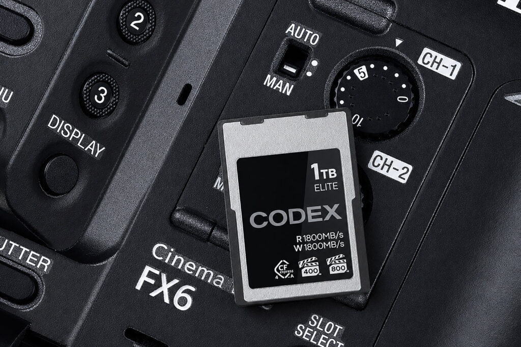 CODEX launches new CFexpress media range for professional creators 1