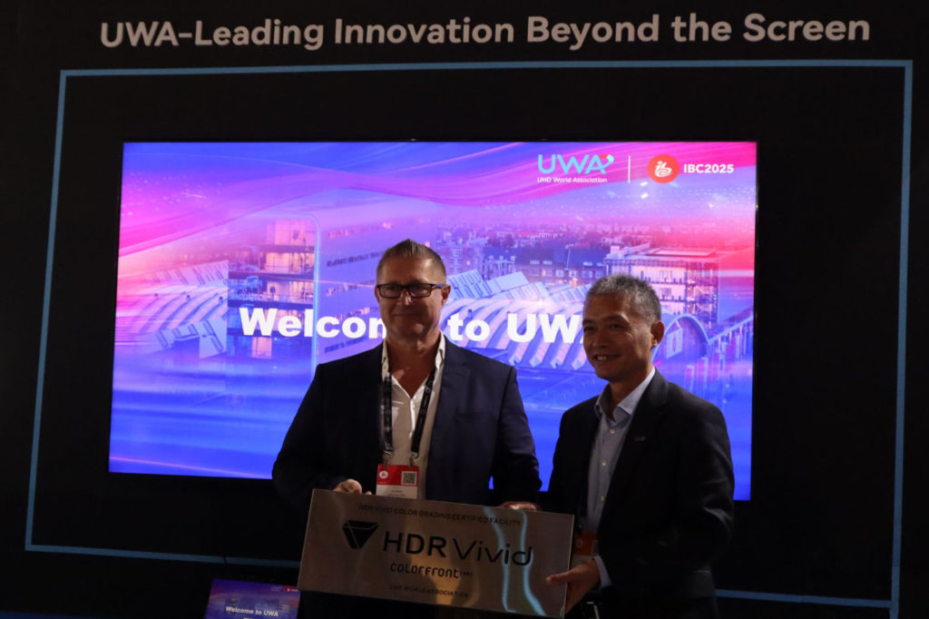 Colorfront Transkoder receives HDR Vivid Color-Grading Award