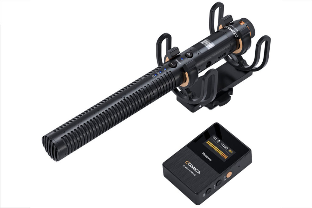 Comica CVM-VM30: a new wireless shotgun microphone