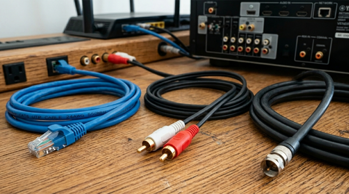 Ethernet, Stereo, Coaxial, and more: what is a "patch cable" and why are there so damn many of them? 1