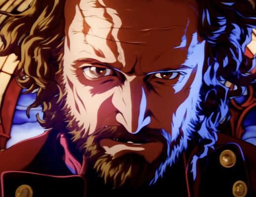 An image created with Corridor Digital's AI-based anime workflow