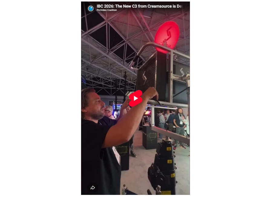 PVC at IBC 2026: Creamsource Debuts the C3 Full-Color LED Fresnel 26
