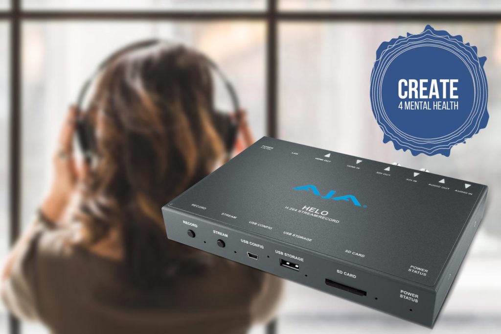 Create4MentalHealth simplifies streaming workflows with AJA HELO