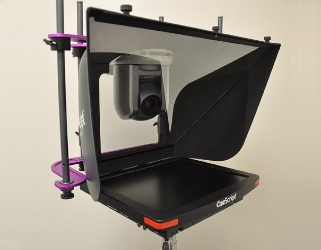 CueScript: using a prompter with a PTZ camera