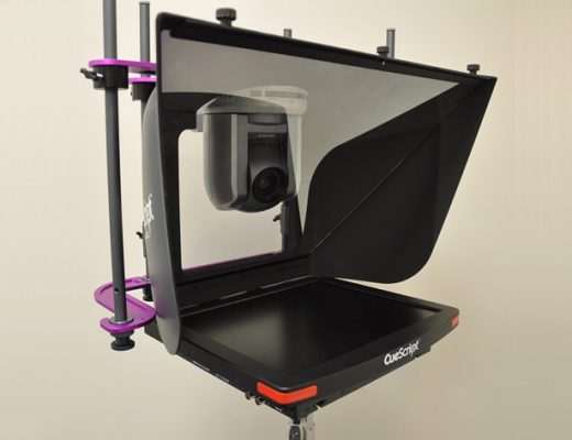 CueScript: using a prompter with a PTZ camera