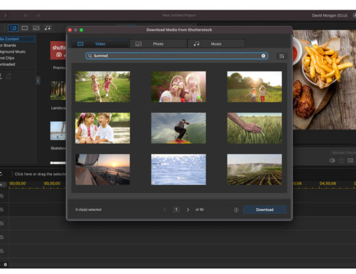 Cyberlink’s Shutterstock library accessible to Director users